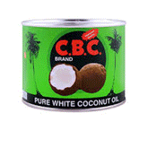 C.b.c Pure White Coconut Oil Tin 400g